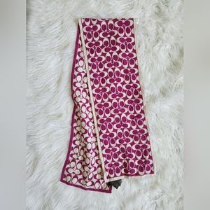 Purple coach Scarf